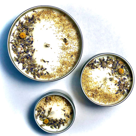 "Sweet Dreams" Lavender & Chamomile Soy Candle: 8 oz.