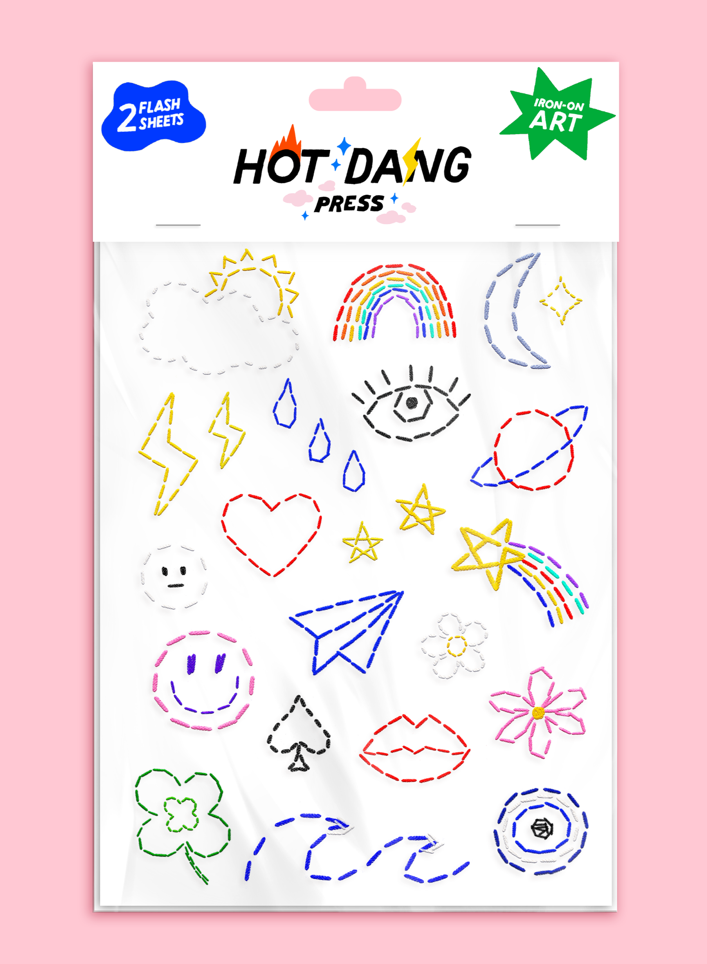 Charms Embroidery Sheet Set