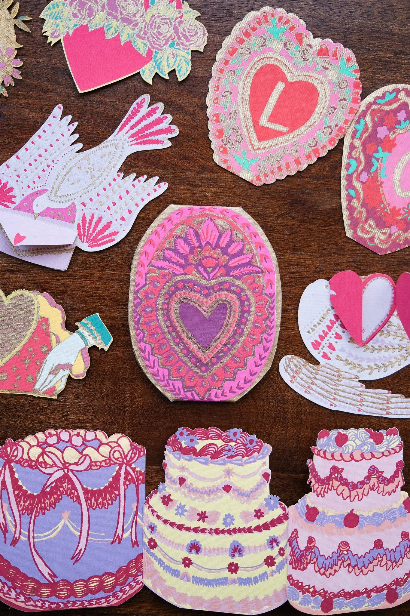 Love Concertina Greeting Card