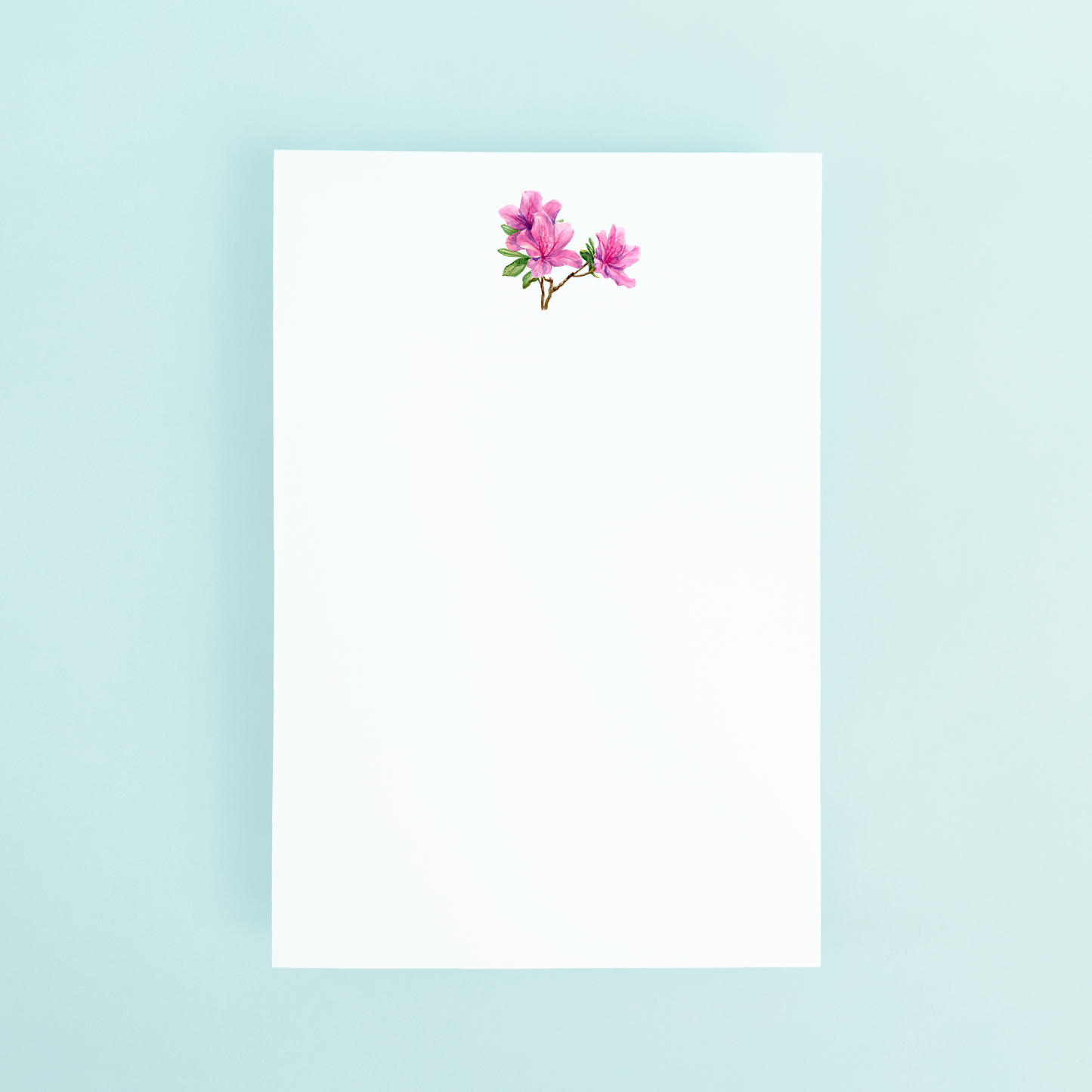 Azaleas Watercolor Notepad