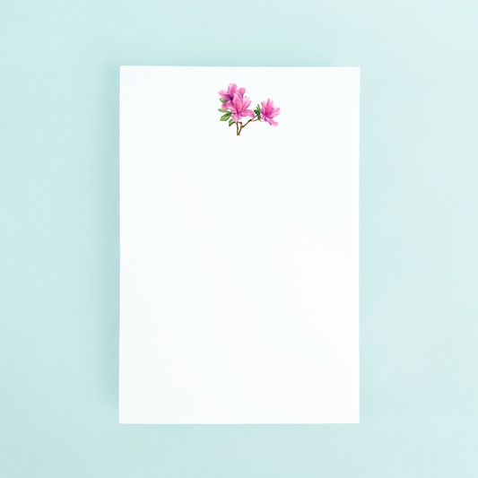 Azaleas Watercolor Notepad