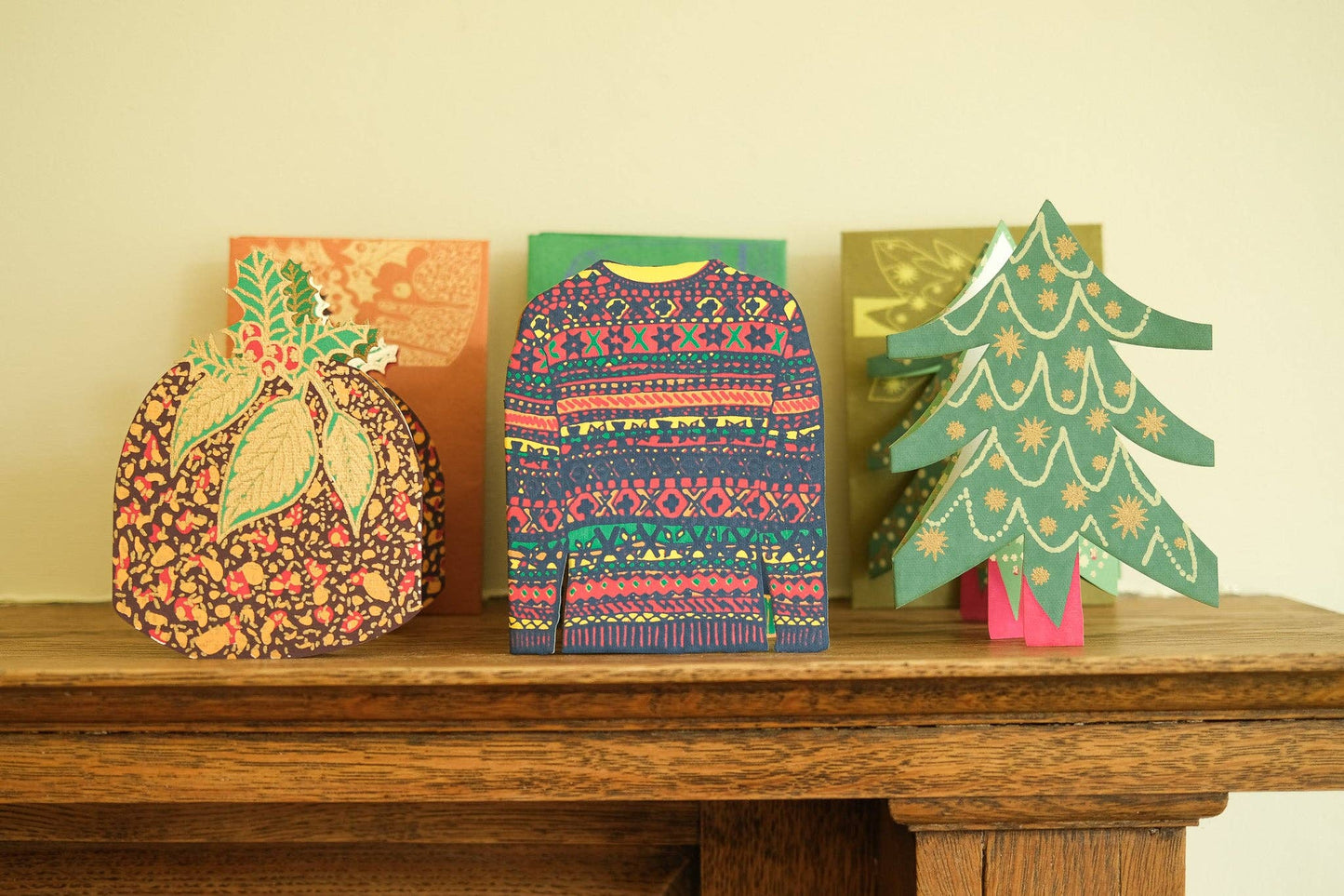 FESTIVE SWEATER CONCERTINA CARD