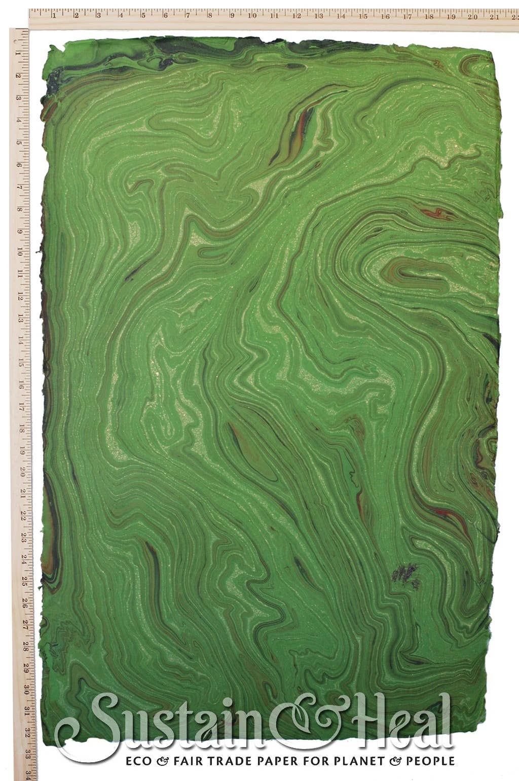 Kelly Green Marble Sheet