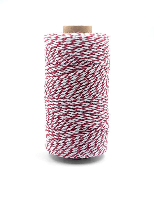2MM Red & White Baker's Twine
