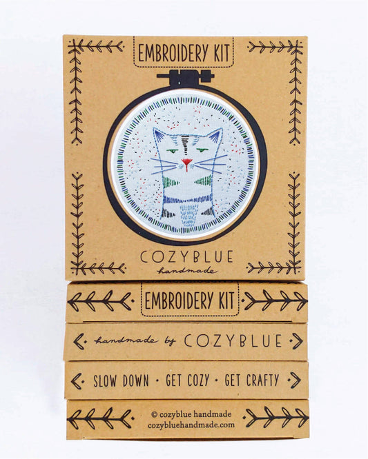 Nigel nine lives embroidery kit