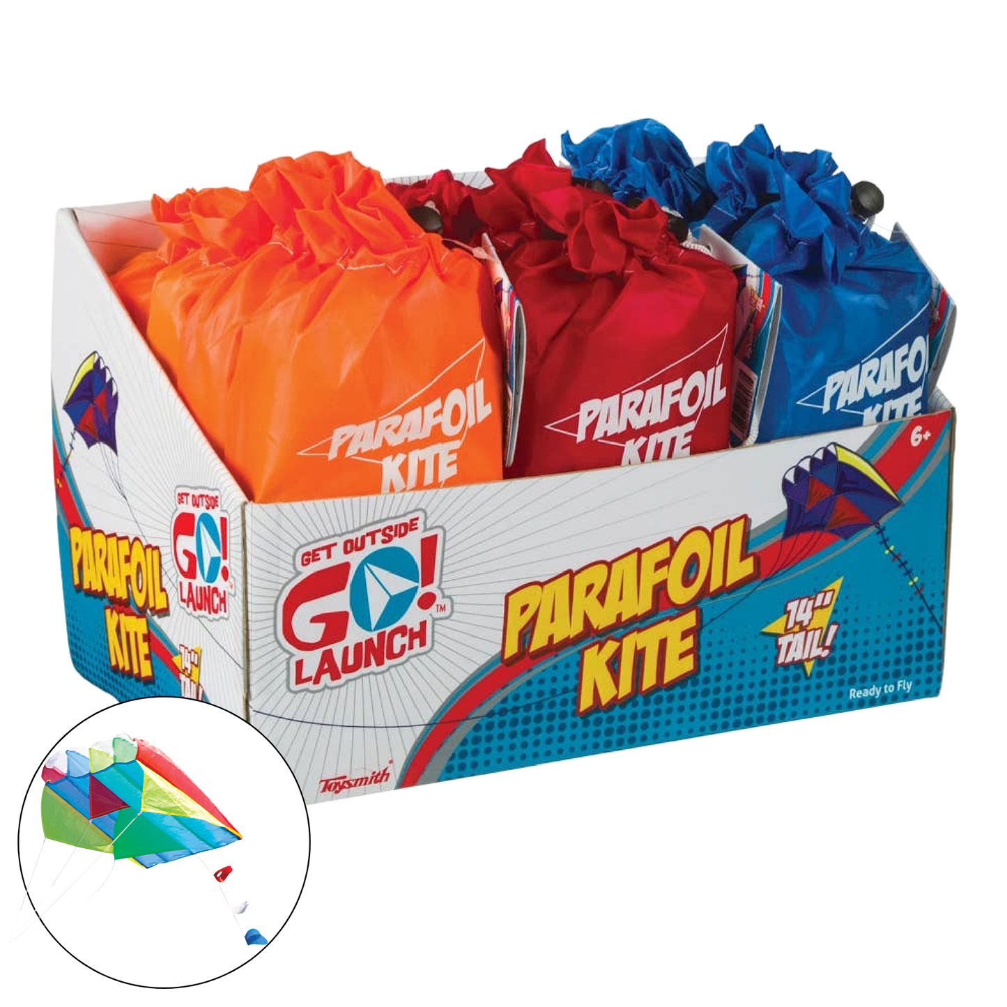 Get Outside GO!™ Parafoil Kite