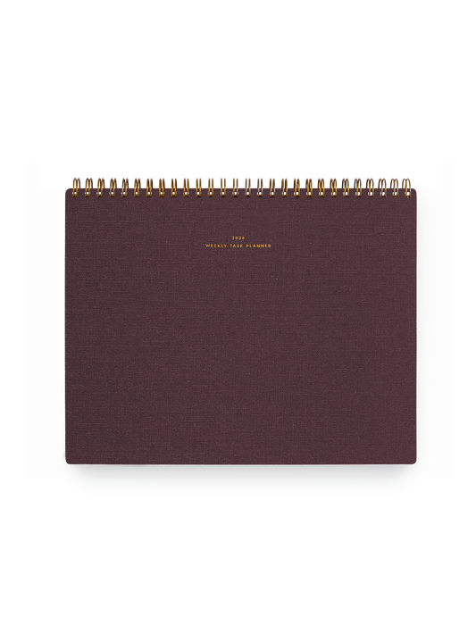 2026 Weekly Task Planner: Oxford Blue / None