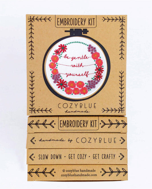Be gentle with yourself embroidery kit