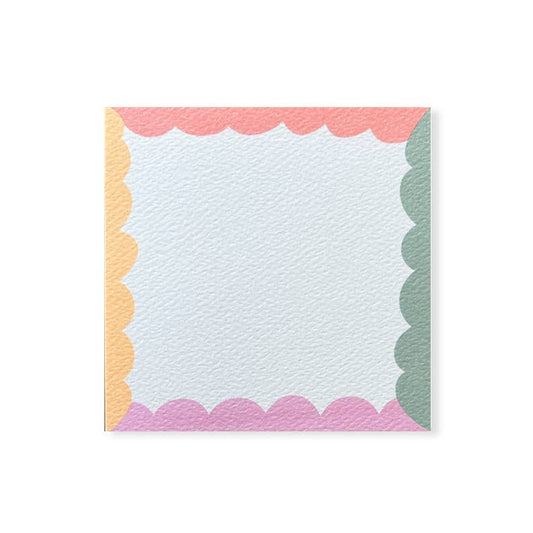 48 pack / Scallop Square Notes