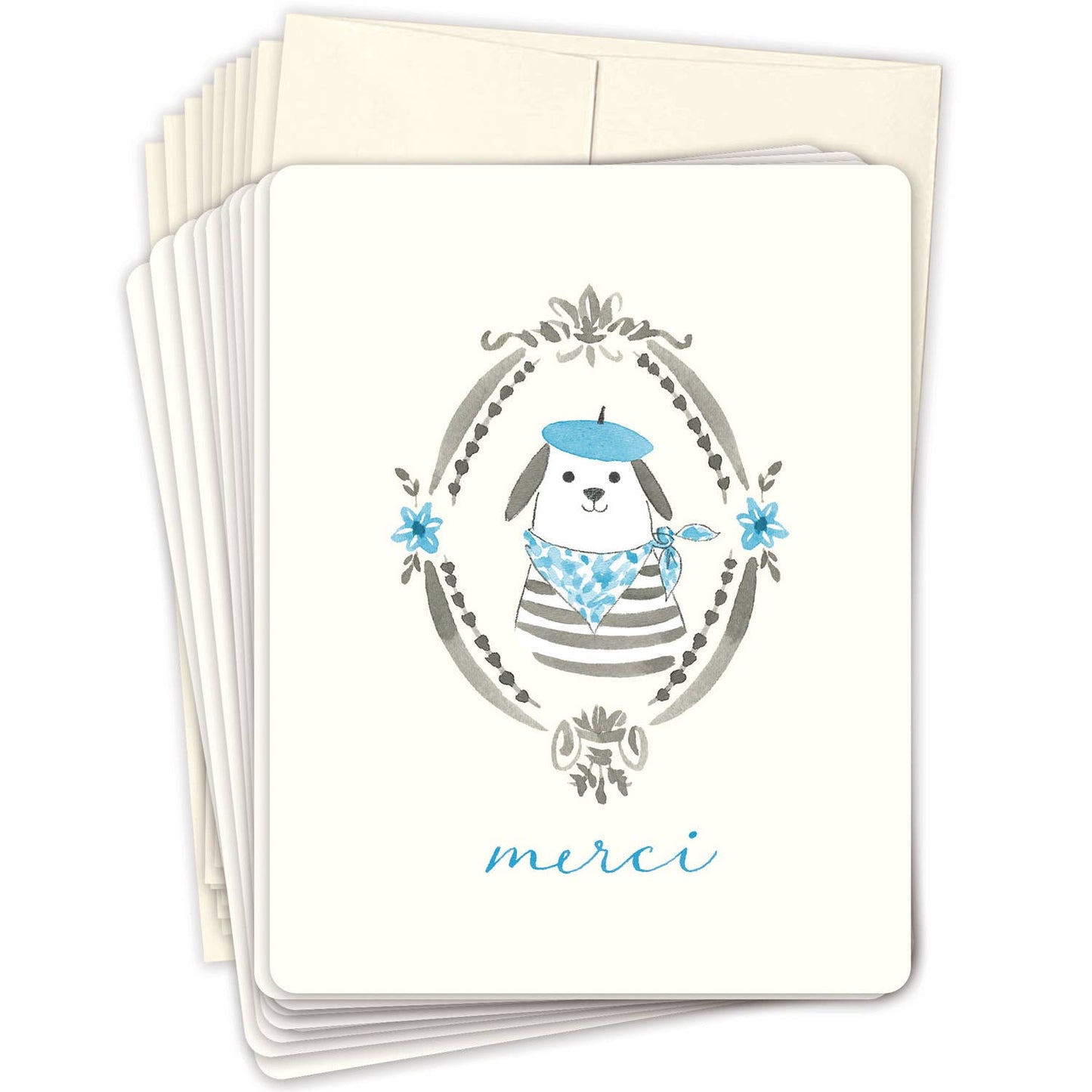 Merci Boxed Thank You Cards - Set of 10