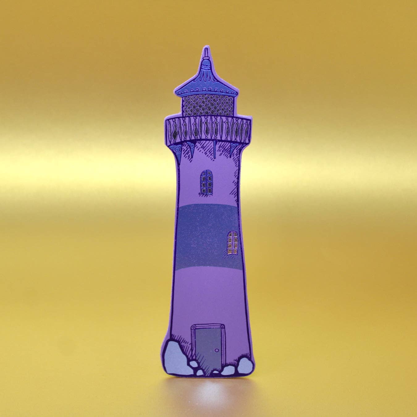 Lighthouse Bookmark: Cornflower