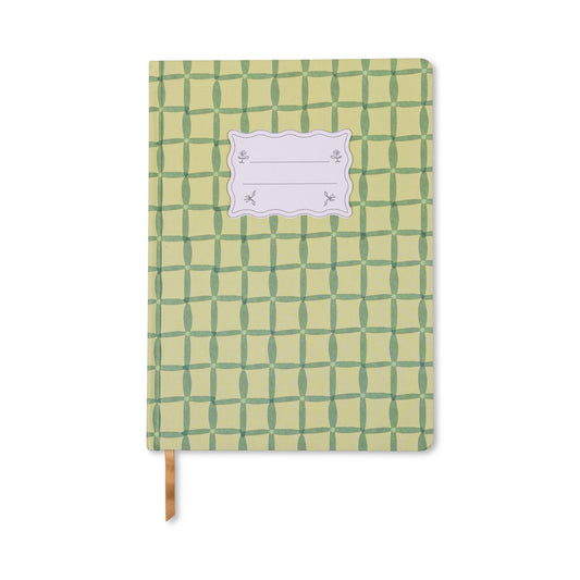 Jumbo Journal - Green Lattice