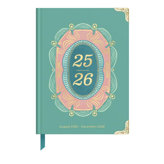 2026 Painted Frame 17-Month Medium Bound Planner
