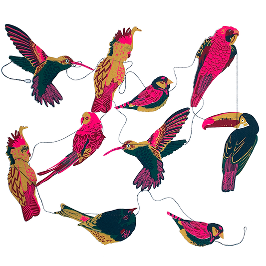 Tropical Birds Garland