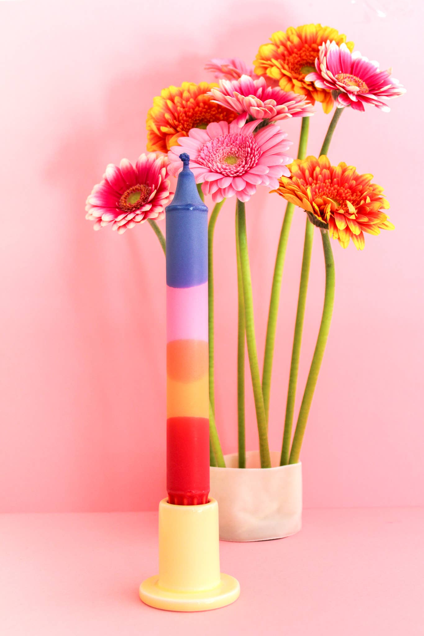 Taper candle- Summer Party / Sunrise Glow