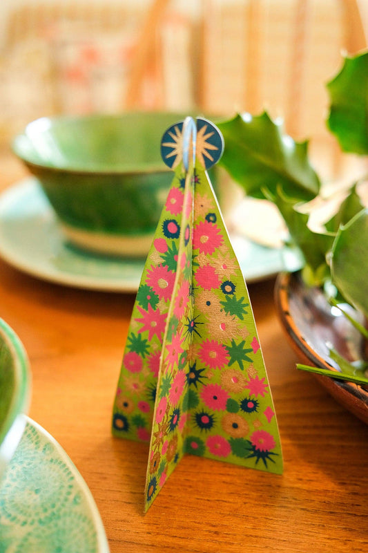 Star Tree Greeting Card