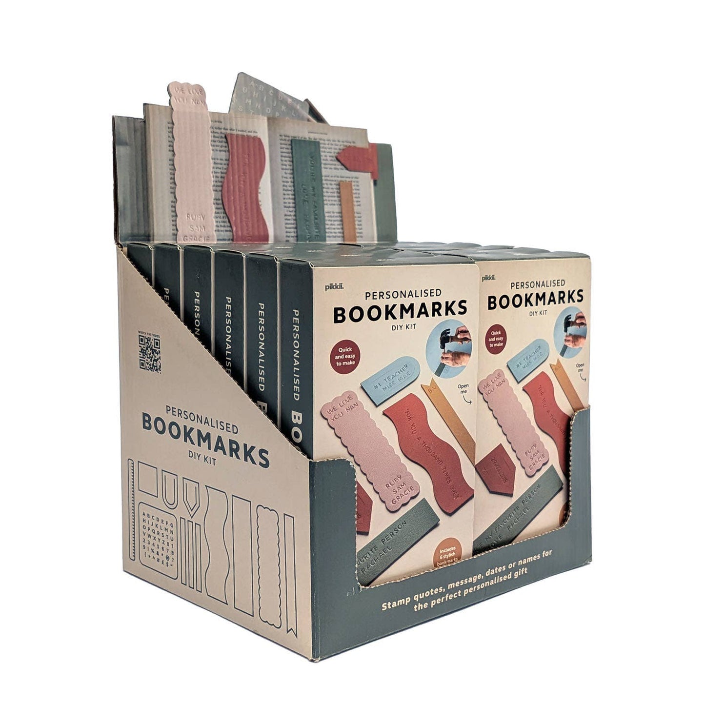 Personalized Bookmarks DIY Kit | Gift for Book Lovers
