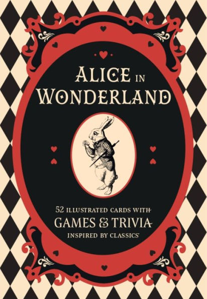 Alice in Wonderland Cards with Games & Trivia