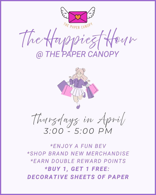Thursday Event at The Paper Canopy