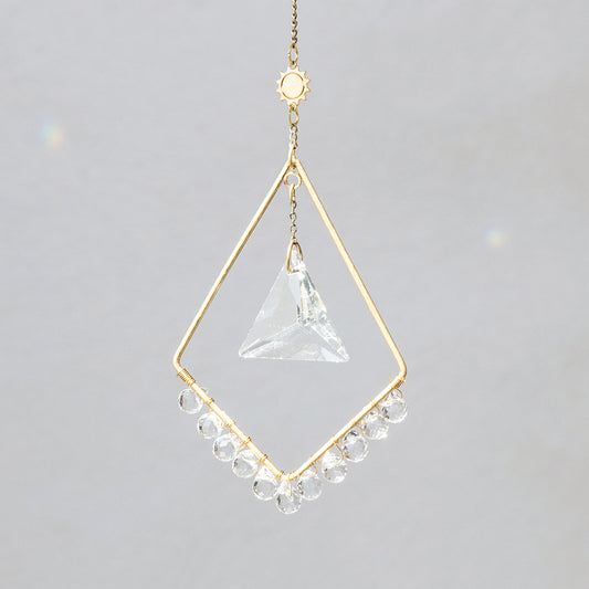 Mini Brass Suncatcher - Sun