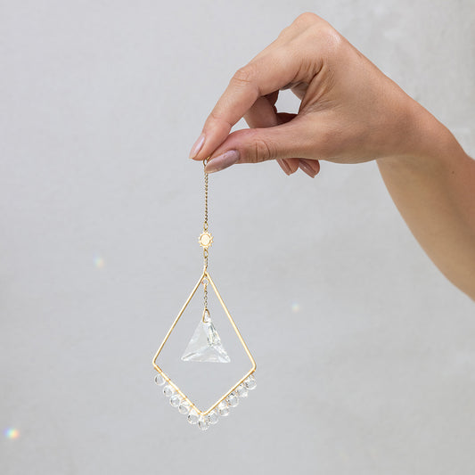 Mini Brass Suncatcher - Sun