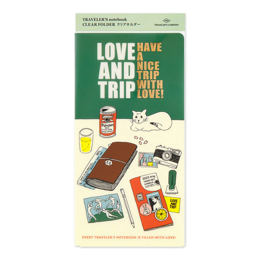 TRAVELER'S Notebook - Clear Folder 2025