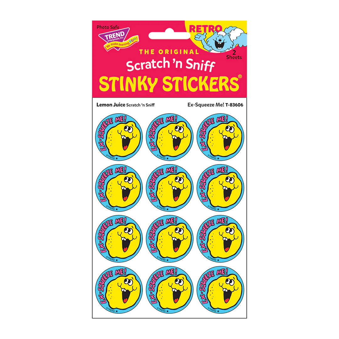 Retro Scratch & Sniff Sticker Sheets