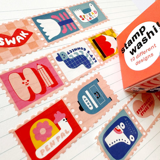 2025 Stamp Washi Tape - Suzy’s Cuties