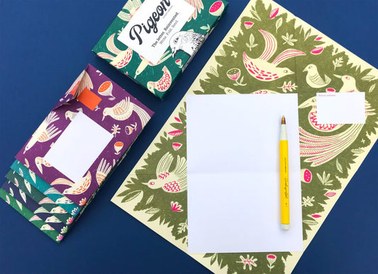 Pigeon Stationery: Fig Feather