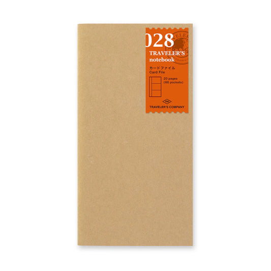 TRAVELER'S Notebook Refill - 028 Card File