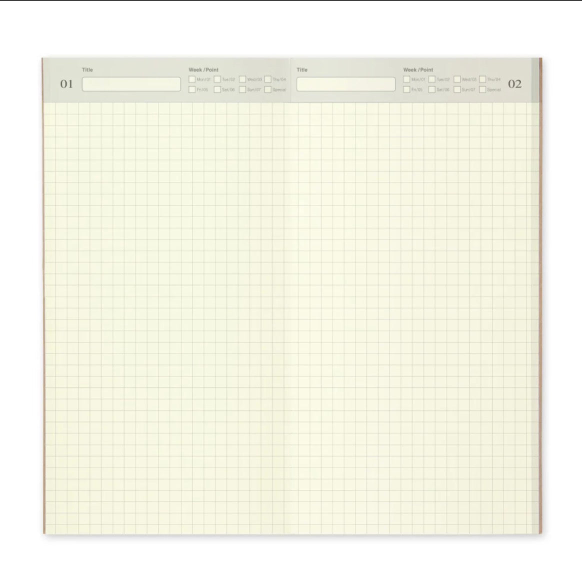 TRAVELER'S Notebook Refill - 005 Free Diary
