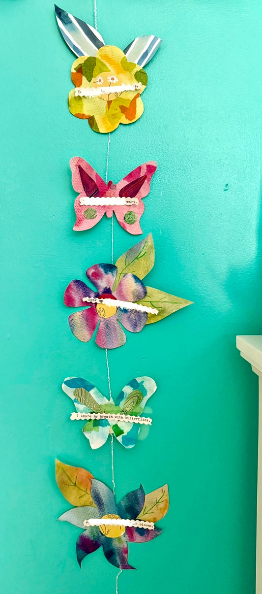 Make it a Banner Day: Mixed Media & One Line Poetry - June 1