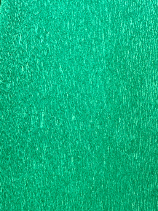 Green Single Sided Crepe Paper
