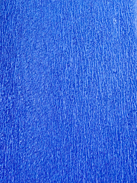 Royal Blue Single Sided Crepe Paper