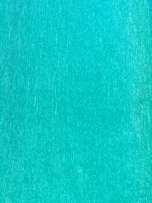 Teal Single Sided Crepe Paper