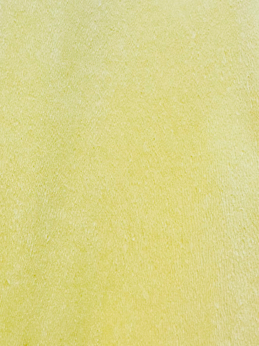 Pale Yellow Single Sided Crepe Paper
