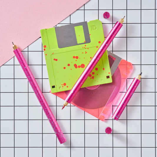 Lumos Pro - Refillable Multi-Tip Pen: Bubblegum / Duo Tip