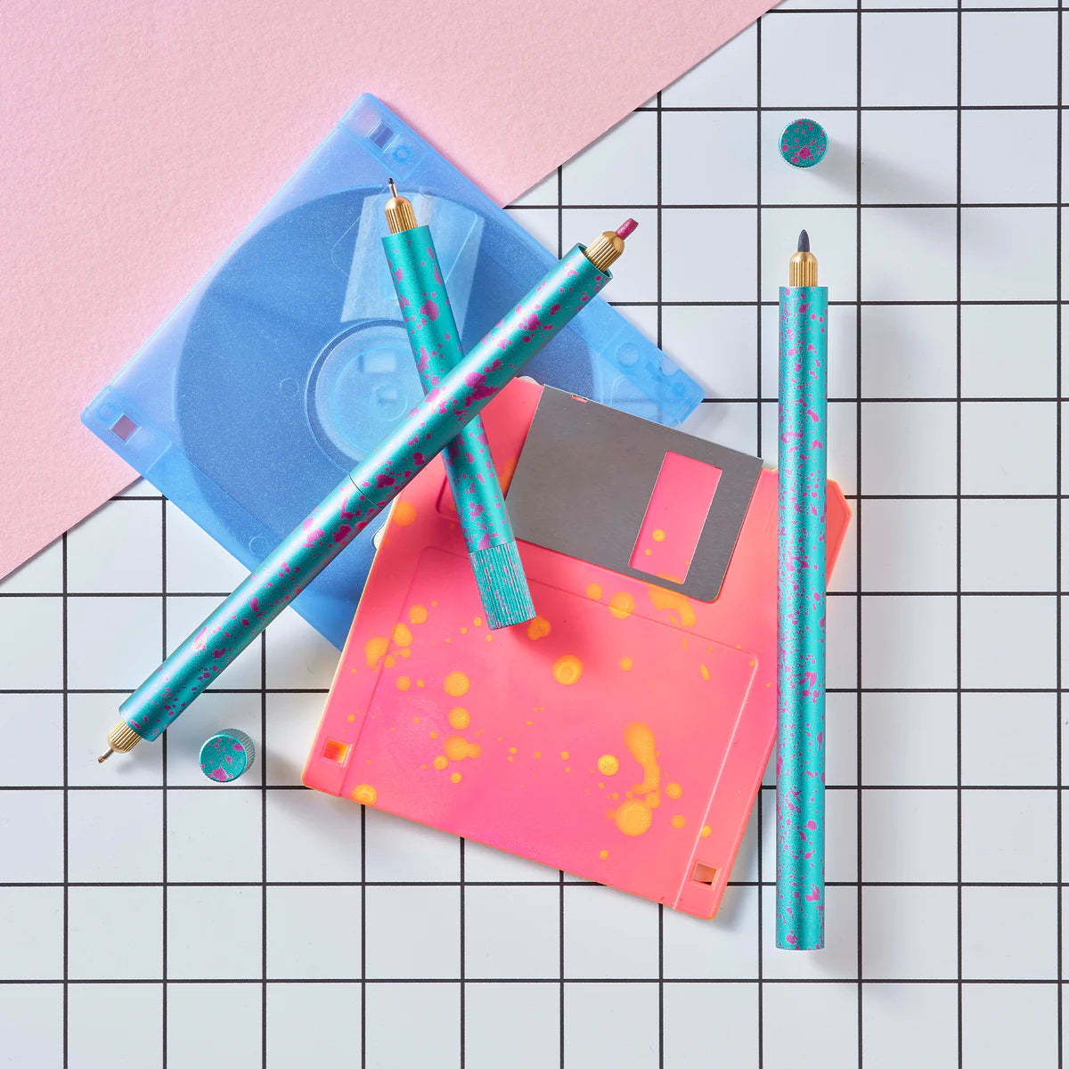 Lumos Pro - Refillable Multi-Tip Pen: Blue Raspberry / Duo Tip