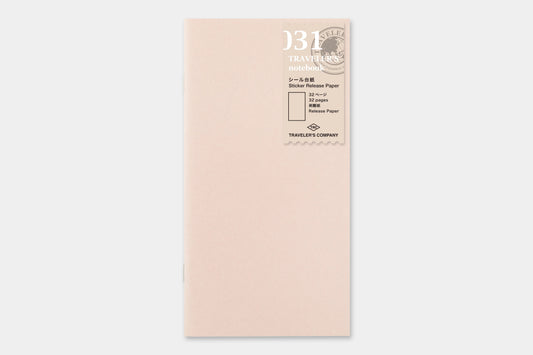 TRAVELER'S Notebook Refill - 031 Sticker Release Paper