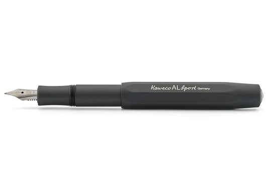 AL SPORT Fountain Pen - Black Aluminum