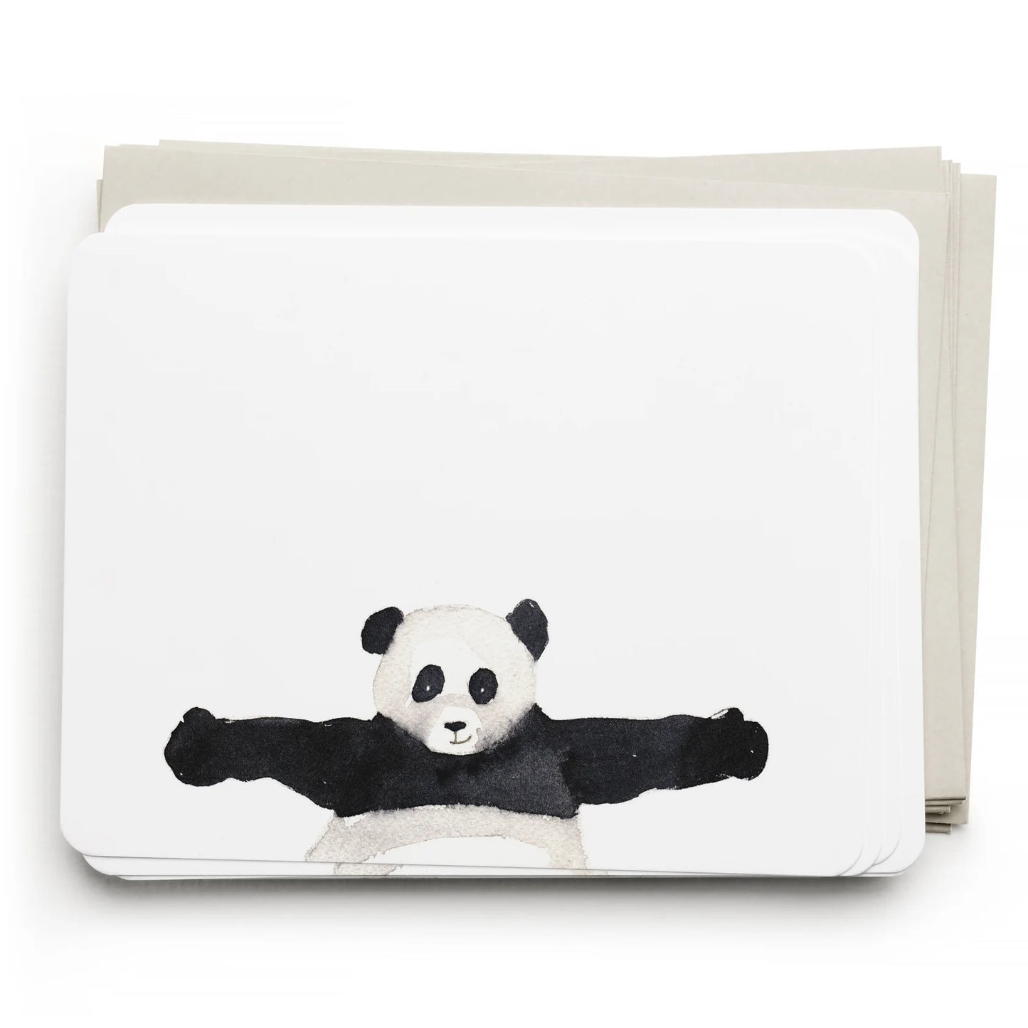 Panda Hug Flat Note Set