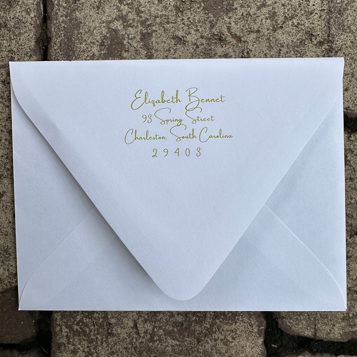 Personalized Stationery - Retro Floral - Chartreuse and Sky Blue