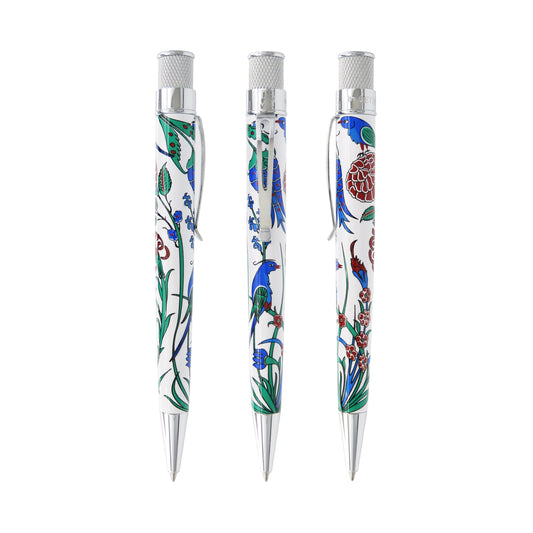 Metropolitan Iznik Garden (Blue Birds) Tornado Rollerball