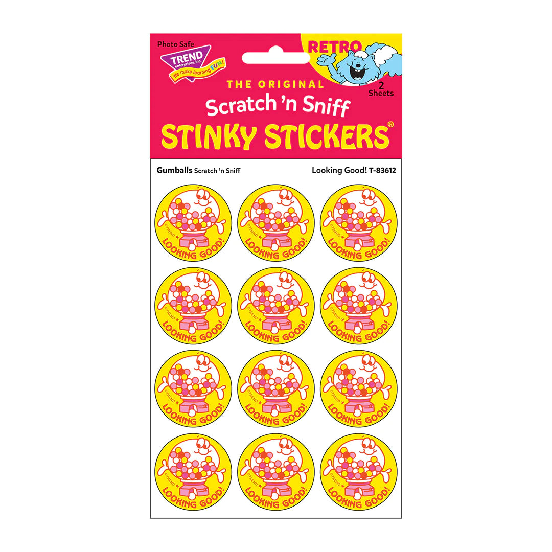 Retro Scratch & Sniff Sticker Sheets