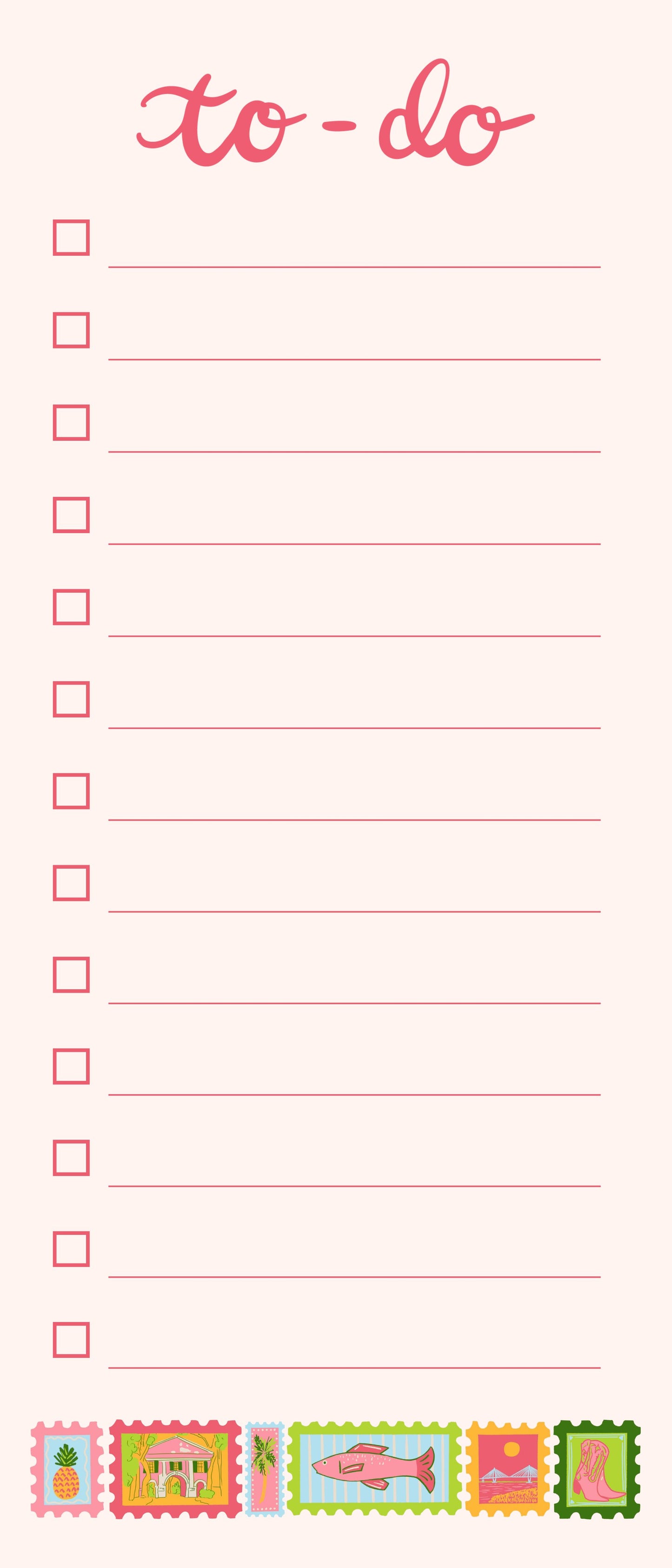 To-Do CHS Notepad: Jessie Reyna x The Paper Canopy