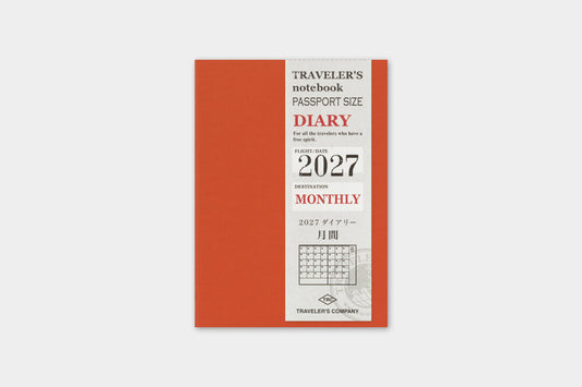 Traveler’s Passport 2027 Monthly Diary