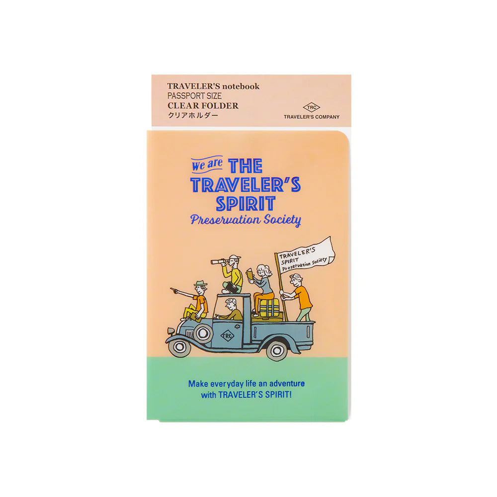 TRAVELER'S Notebook Passport - Clear Folder 2026