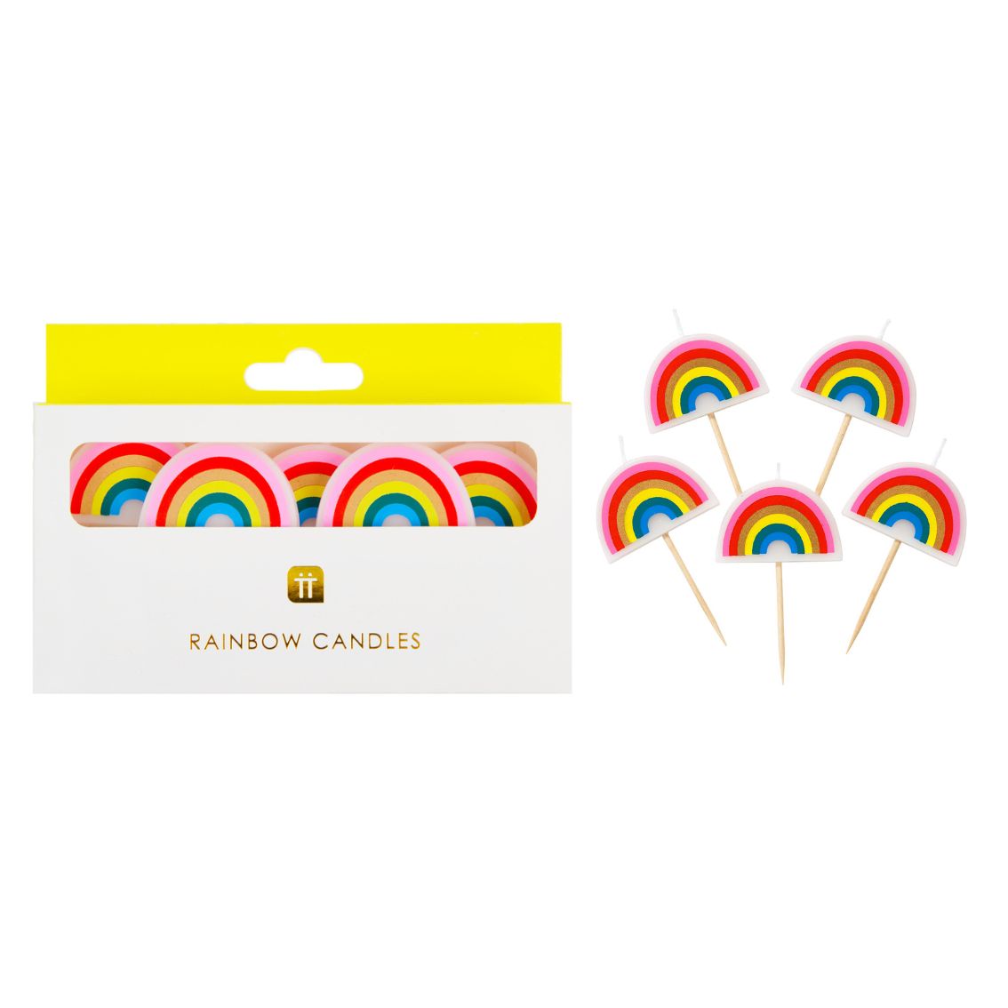Rainbow Shaped Candles