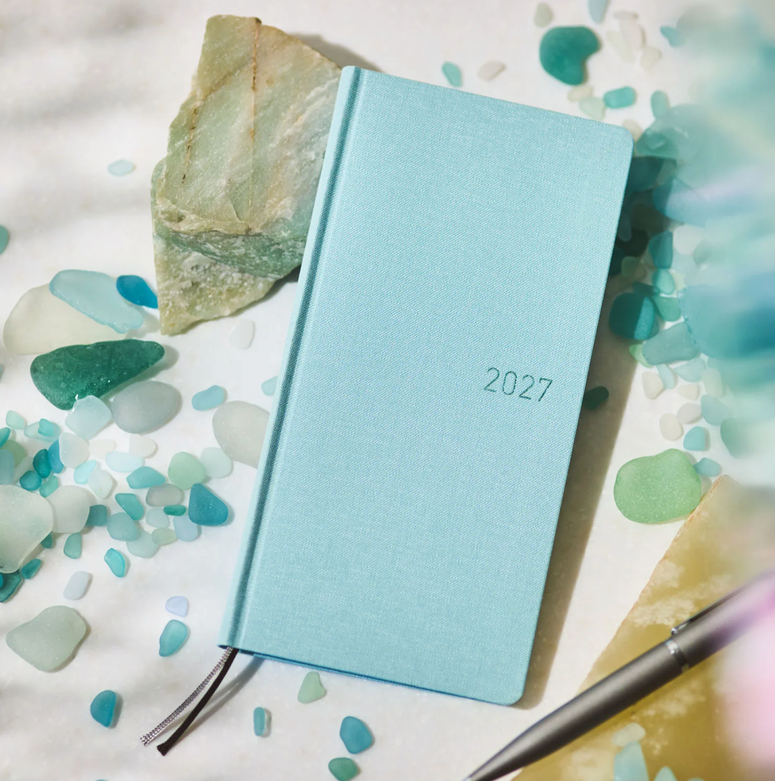 2027 Hobonichi Weeks Mega: Sea Glass