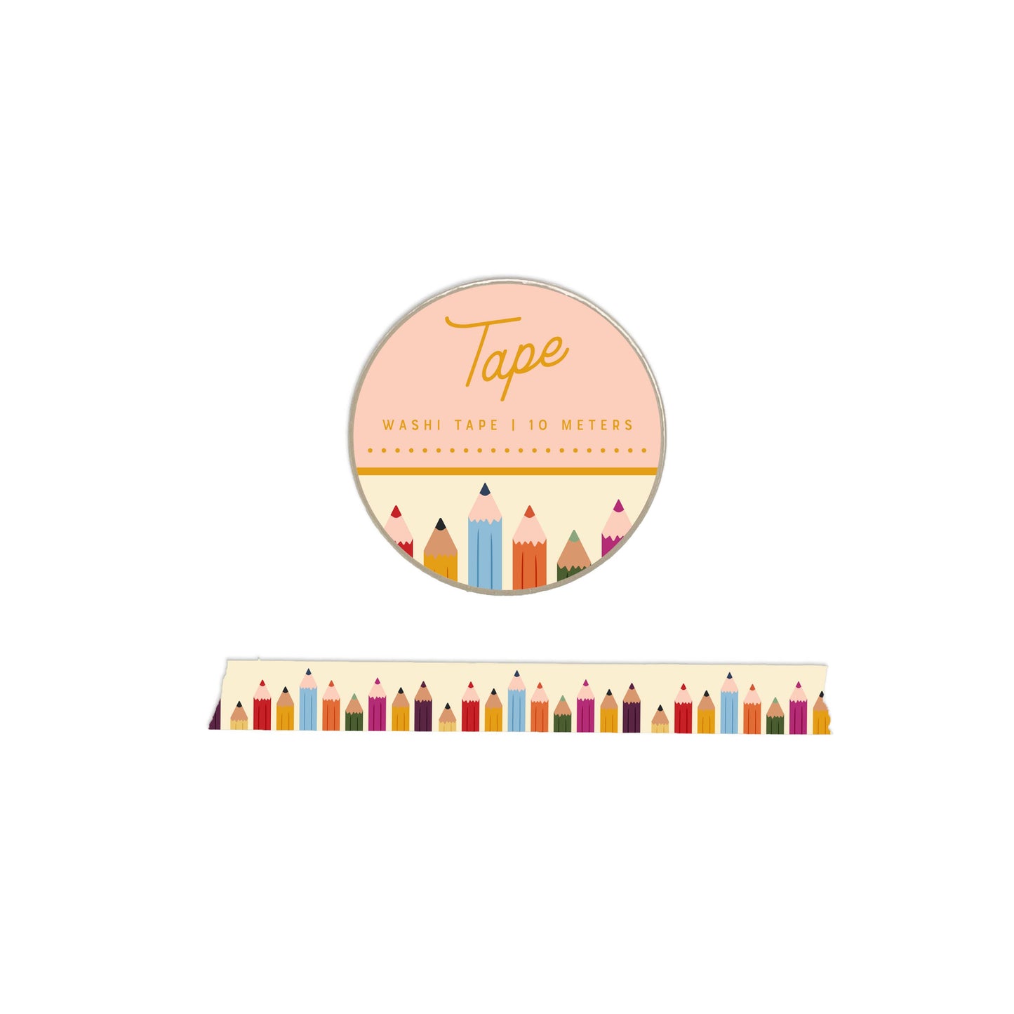 Pencil Pattern Washi Tape
